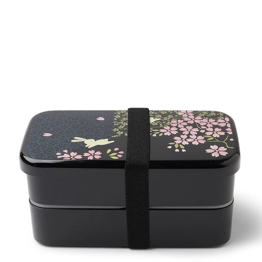 Sakura Rabbit Black Bento Set(Japan)