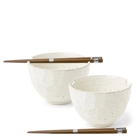 Boulder White Bowl Set (Japan)