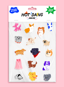 All Dogs Iron-On Sheet Set | Hot Dang Press (GA)