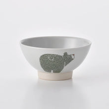 Load image into Gallery viewer, Bear Stamp Ceramic Bowl | Kenji Ota x tomofac. (Japan)
