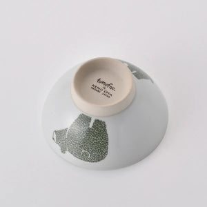 Bear Stamp Ceramic Bowl | Kenji Ota x tomofac. (Japan)