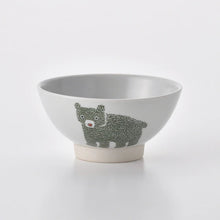 Load image into Gallery viewer, Bear Stamp Ceramic Bowl | Kenji Ota x tomofac. (Japan)
