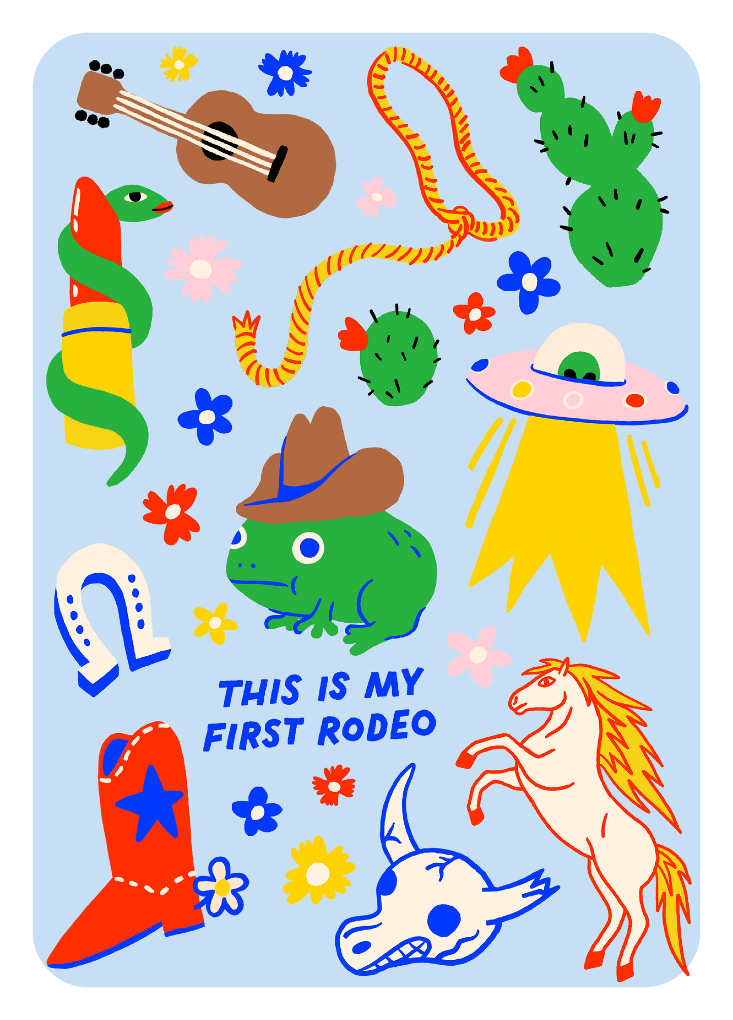 First Rodeo Iron-On Sheet Set | Hot Dang Press (GA)