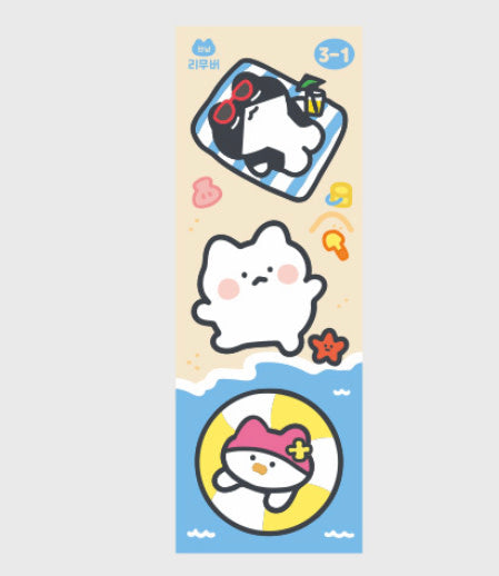Annyang Beach Sticker Sheet | nacoo (Korea)