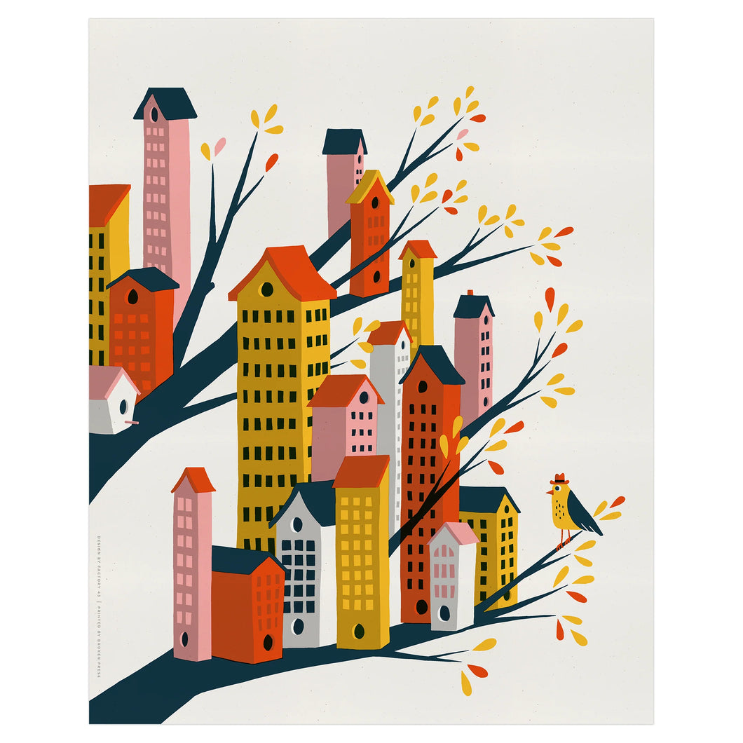 Bird City Art Print | Factory 43 (WA)