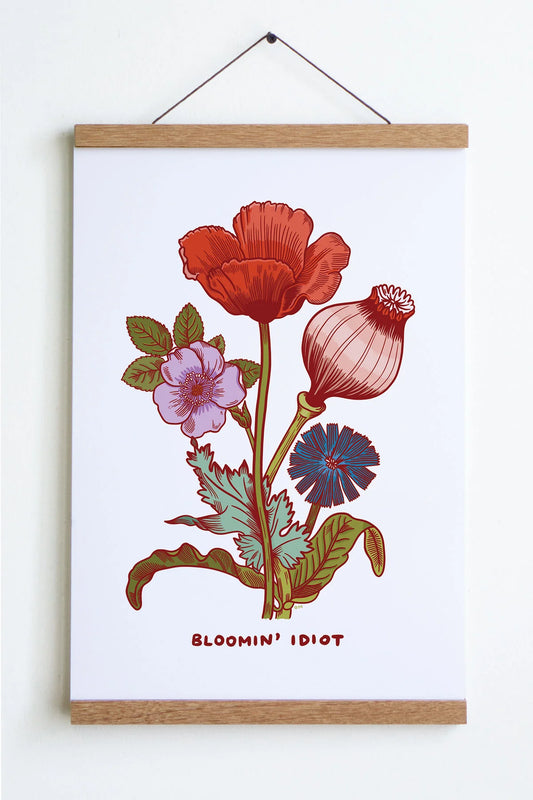 Blooming Idiot Art Print | Olivia Mew