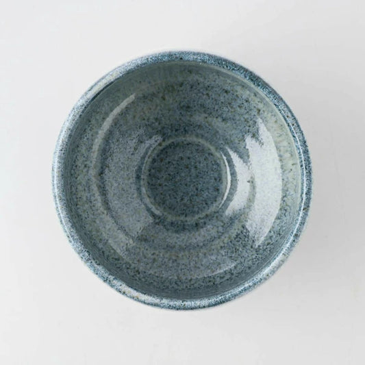 Ceramic Handmade Blue Unofu Matcha Bowl | Seifu (Japan)