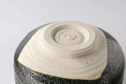 Ceramic Handmade Blue Unofu Matcha Bowl | Seifu (Japan)