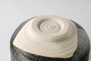 Ceramic Handmade Blue Unofu Matcha Bowl | Seifu (Japan)