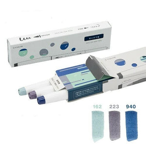 Dual Tip Ink Pen Set | Horizontal Line at Night | Sailor (Japan)
