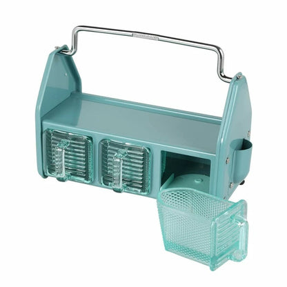 Desk Accessory Organizer Caddy | Blue/Grey | Dulton (Japan)