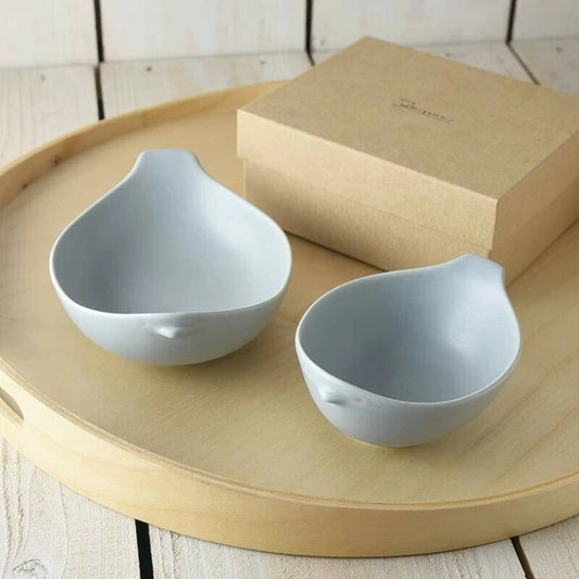 Cotori Bird Bowl Set | Grey | Miyama (Japan)