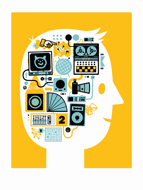 Brain 1 Screenprint | Little Friends of Printmaking (CA)