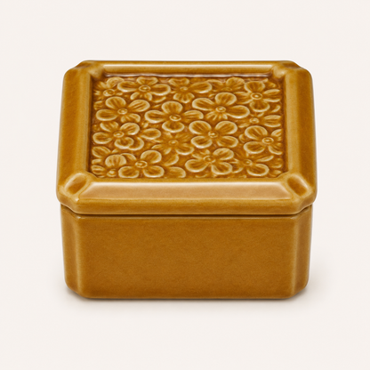 Flower Minoware Box with Lid (JPN)