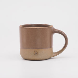 Ceramic Bricks Mug | Brown Semi-Glazed | Chips (Japan)