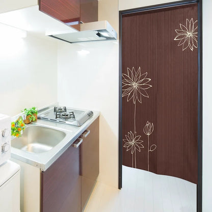 Lotus Line Noren Curtain (Japan)