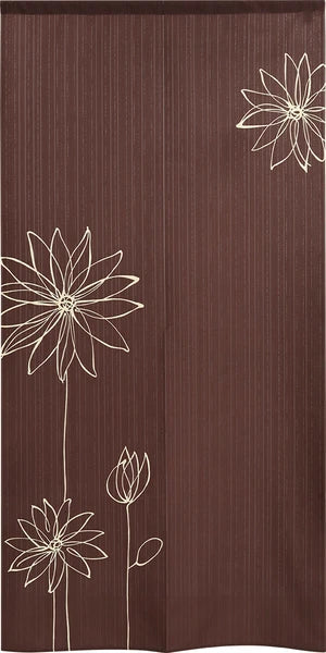 Lotus Line Noren Curtain (Japan)