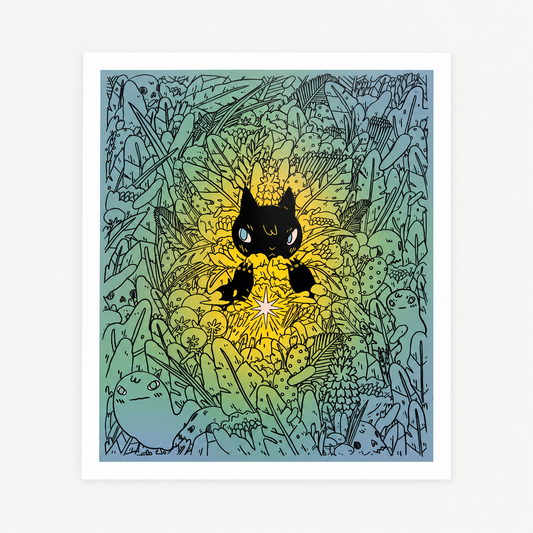 Bush Cat Print | Deth P. Sun (CA)