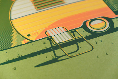 Camper Series Screenprint | Sierra | DKNG Studios (CA)