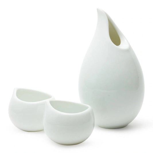 Ceramic Tear Drop Sake Set | Japan