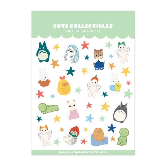 Cute Collectibles Sticker Sheet | Paper + Craft Pantry (TX)