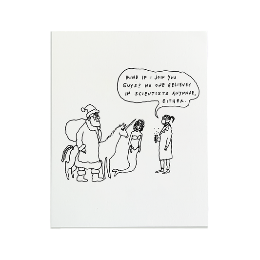 Scientist Letterpress Print | Liana Finck (NY)