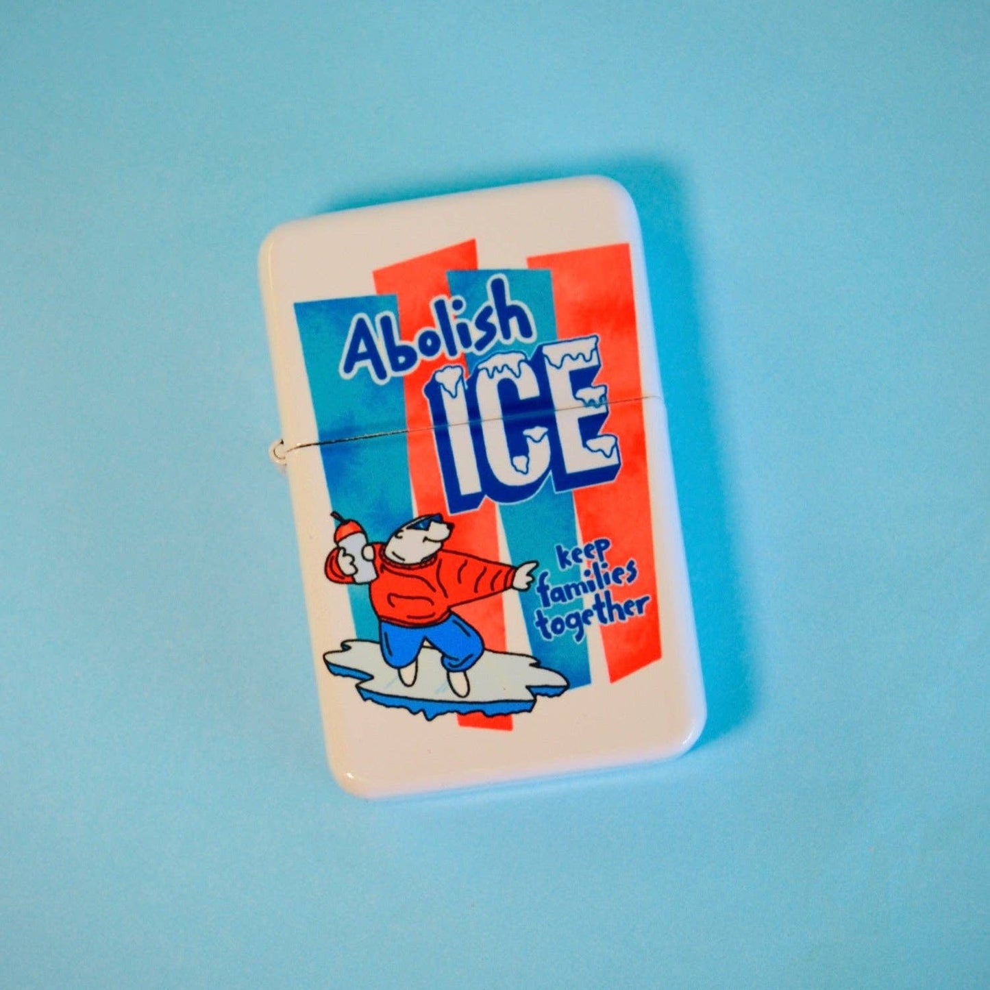 Abolish ICE Refillable Lighter | The Peach Fuzz (CA)