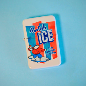 Abolish ICE Refillable Lighter | The Peach Fuzz (CA)