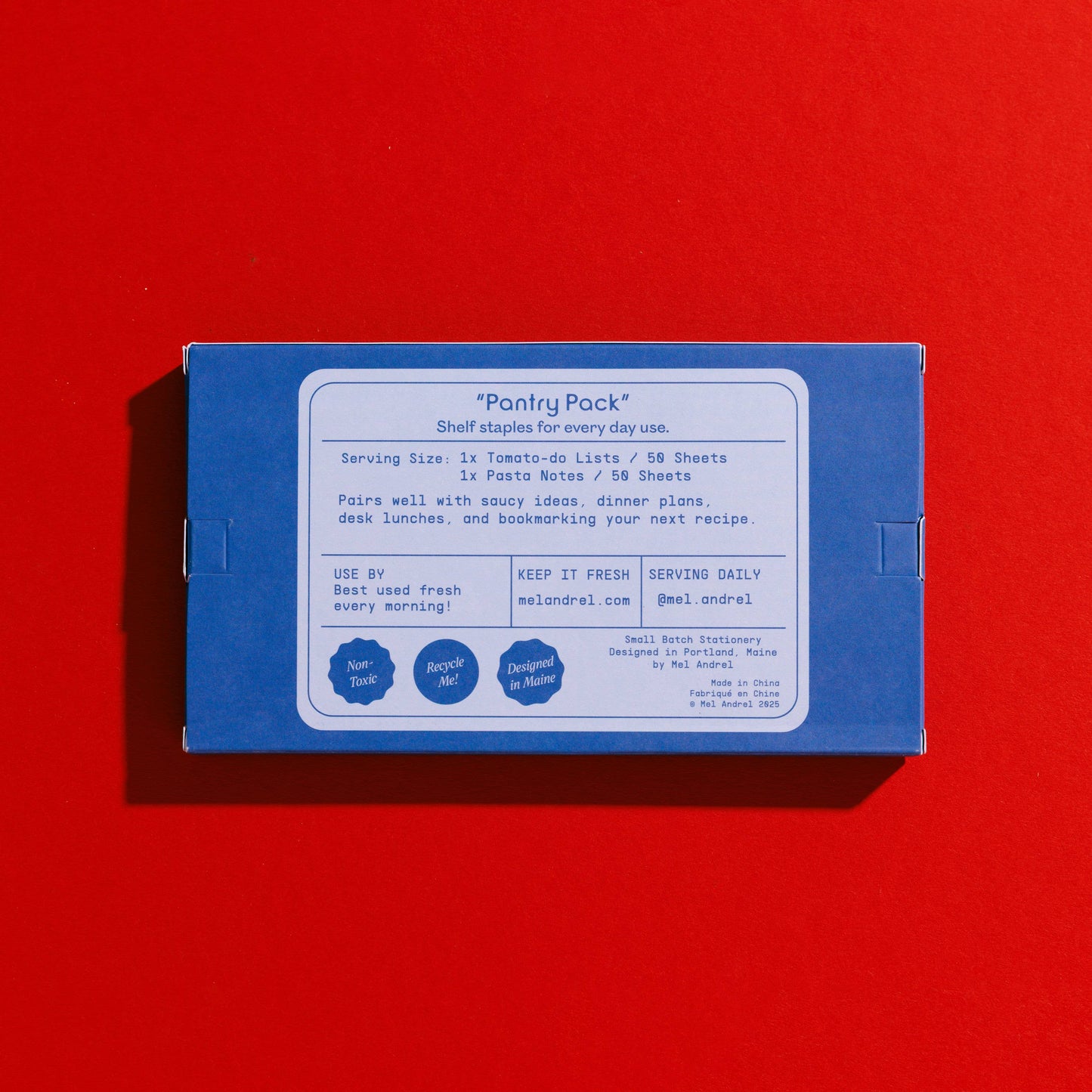 Pantry Pack Sticky Note 2 pk | Mel Andrel (ME)