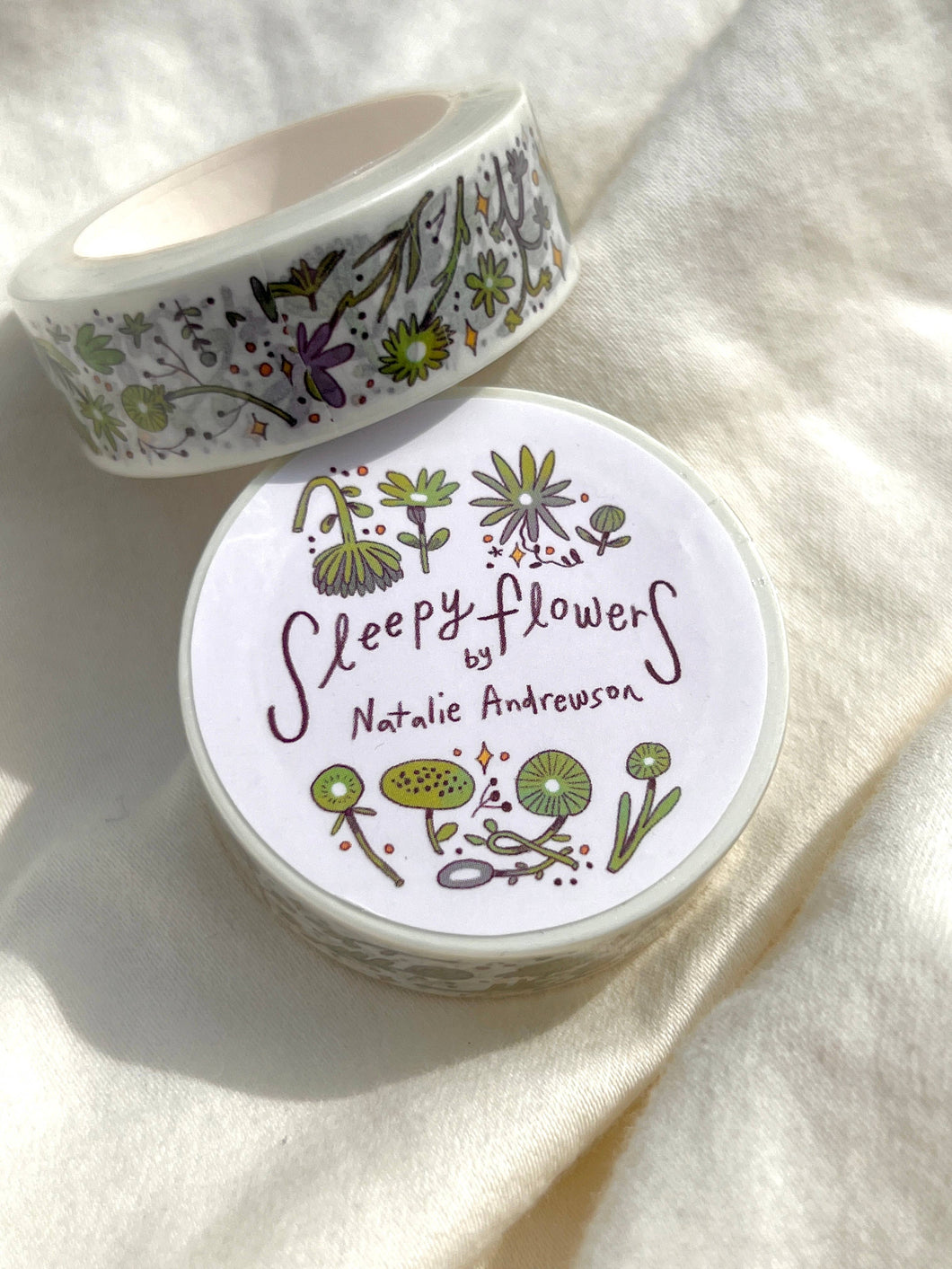 Sleepy Flowers Washi Tape | Natalie Andrewson (CA)