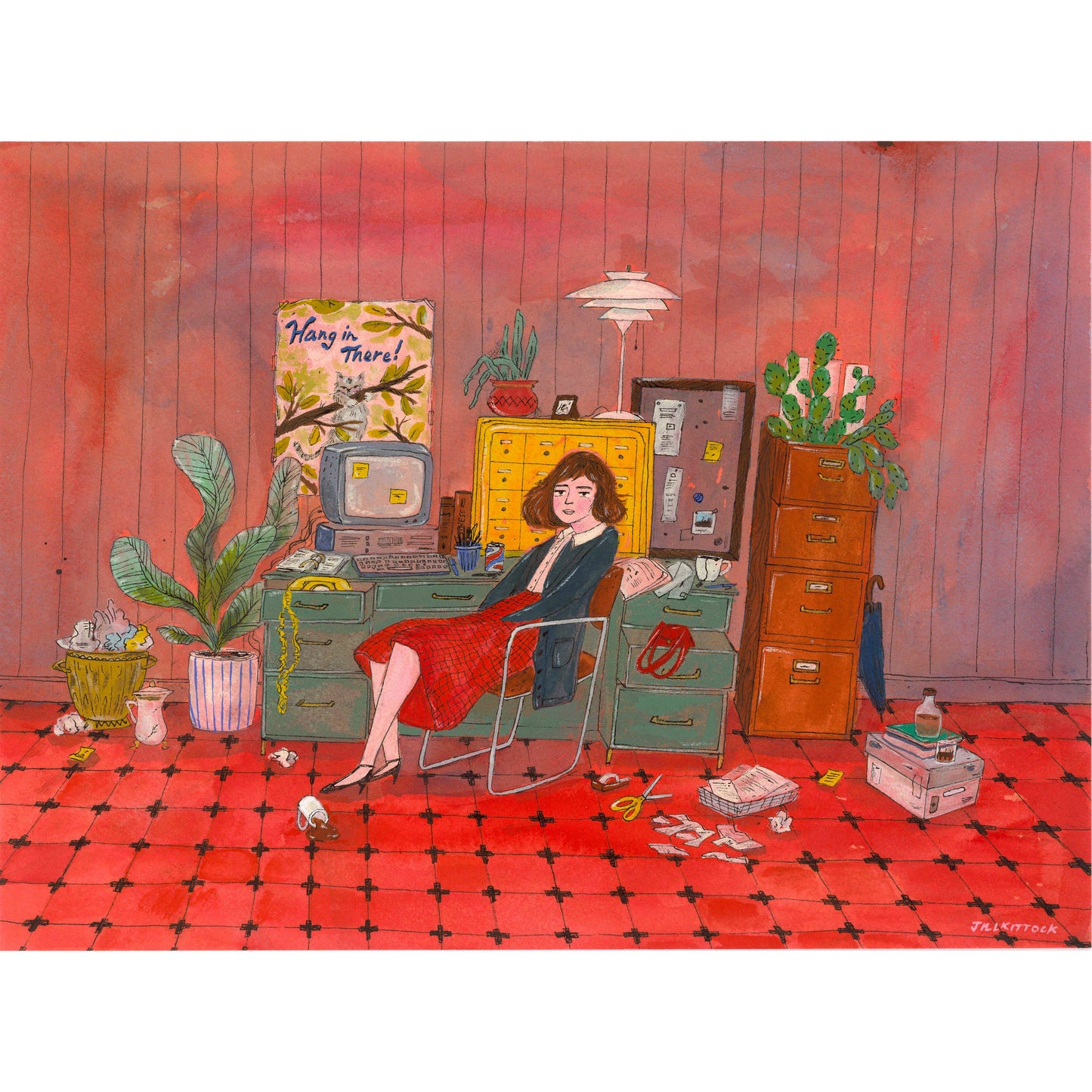 Hang in There! Art Print | Jill Kittock (MN)