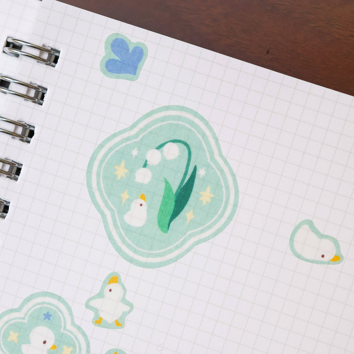 Flower Duck washi sticker sheet by Thousand Skies, alternate view 7