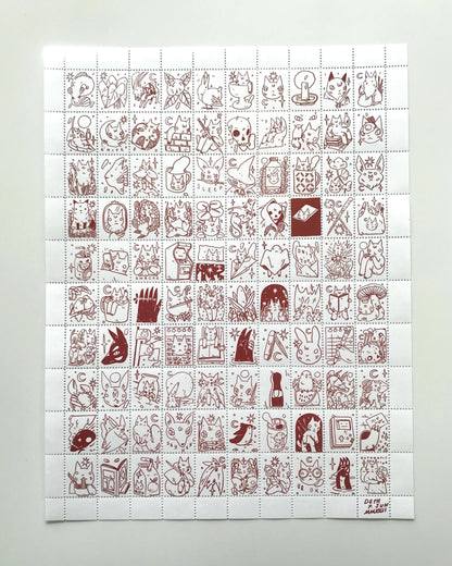 Portland Stamp Company Artist Series | Deth P. Sun (CA) | Creatures