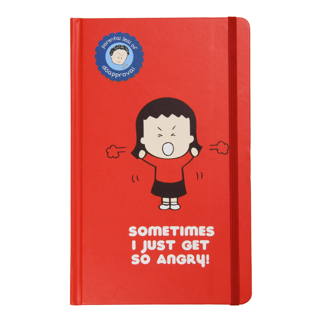 Sometimes I just get so angry! Lined Journal | Angry Little Girls (CA)