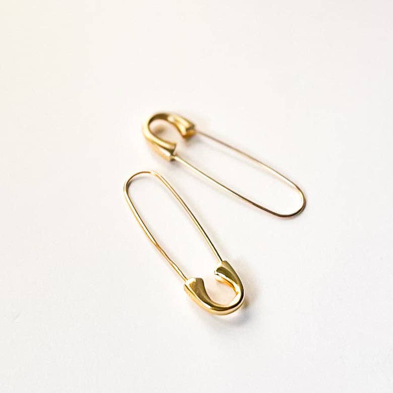 Safety Pin Hoops | Natalie Clare (IL)