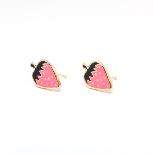 Strawberry Enamel Earrings | Jenny Lemons (CA)