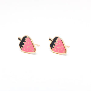 Strawberry Enamel Earrings | Jenny Lemons (CA)