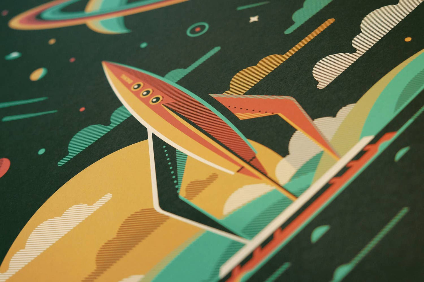 Rocketeer Series Screenprint | Aquarius | DKNG Studios (CA)