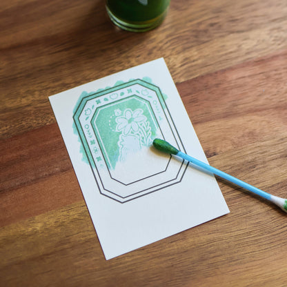 Flower Tales ink swatch cards by Thousand Skies, alternate view 3