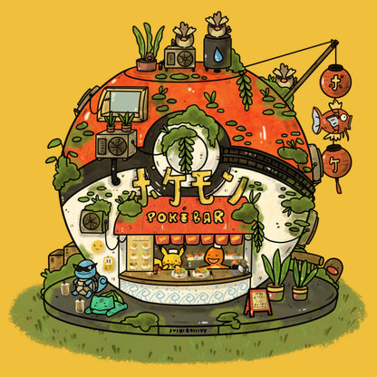 Poke Bar Art Print | Sushiboiiiyy (CAN)