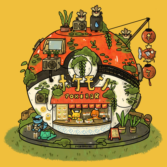 Poke Bar Art Print | Sushiboiiiyy (CAN)