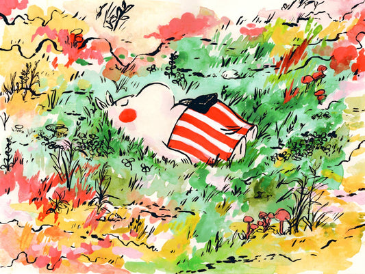 Moominmama Dreaming Art Print | Rebekah Evans (NC)