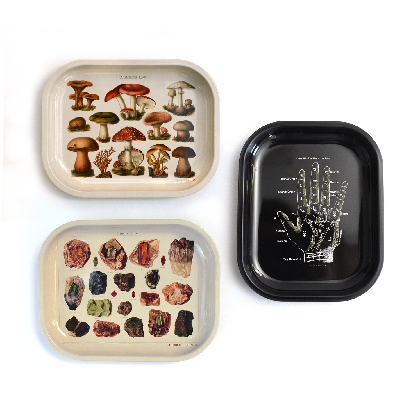 Palm Reader Metal Trinket Tray | Curious Prints (TX)