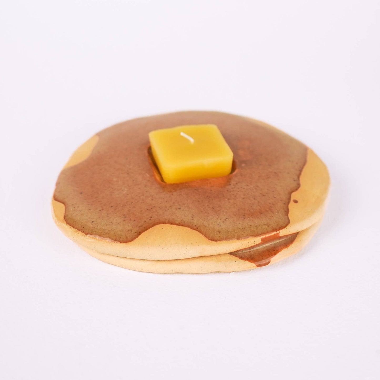 Ceramic Pancake Candle Holder | Collin Garrity (Mo)