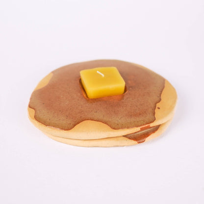 Ceramic Pancake Candle Holder | Collin Garrity (Mo)