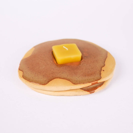 Ceramic Pancake Candle Holder | Collin Garrity (Mo)