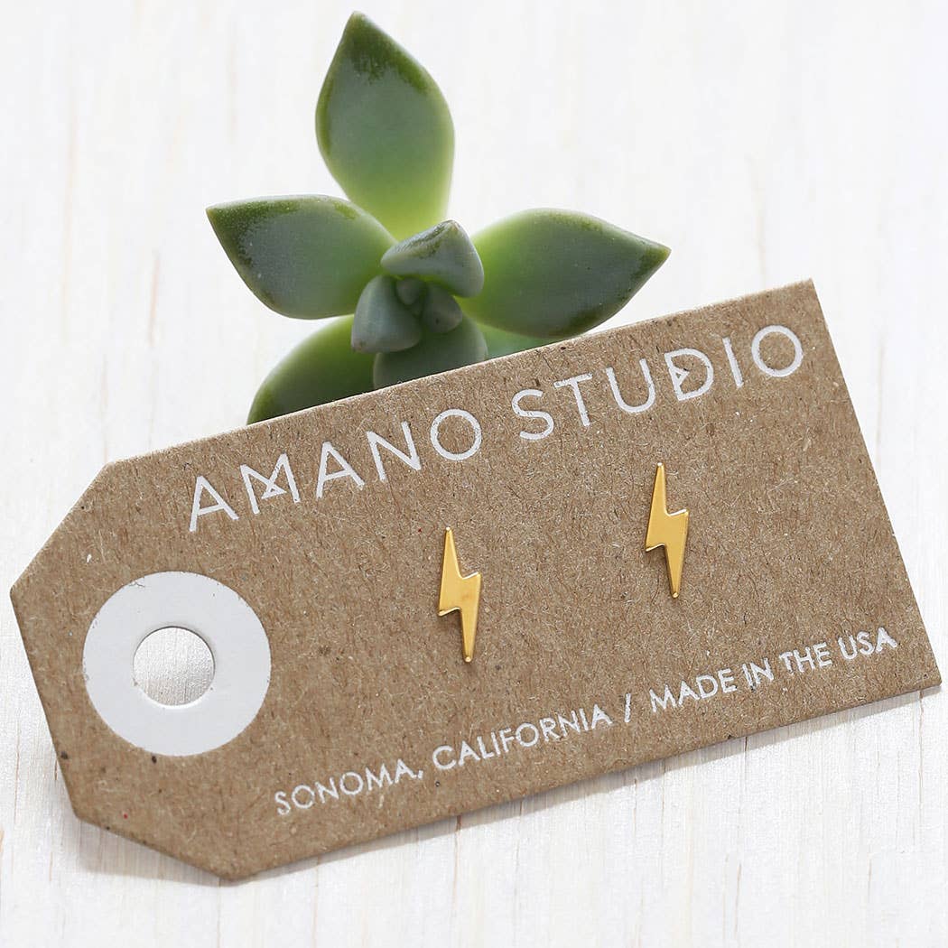 Lightning Bolt Studs | Amano Studio (CA)