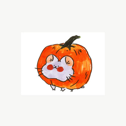 Pumpkin Ham Mini Art Print | Rebekah Evans (NC)