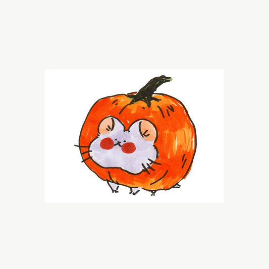 Pumpkin Ham Mini Art Print | Rebekah Evans (NC)