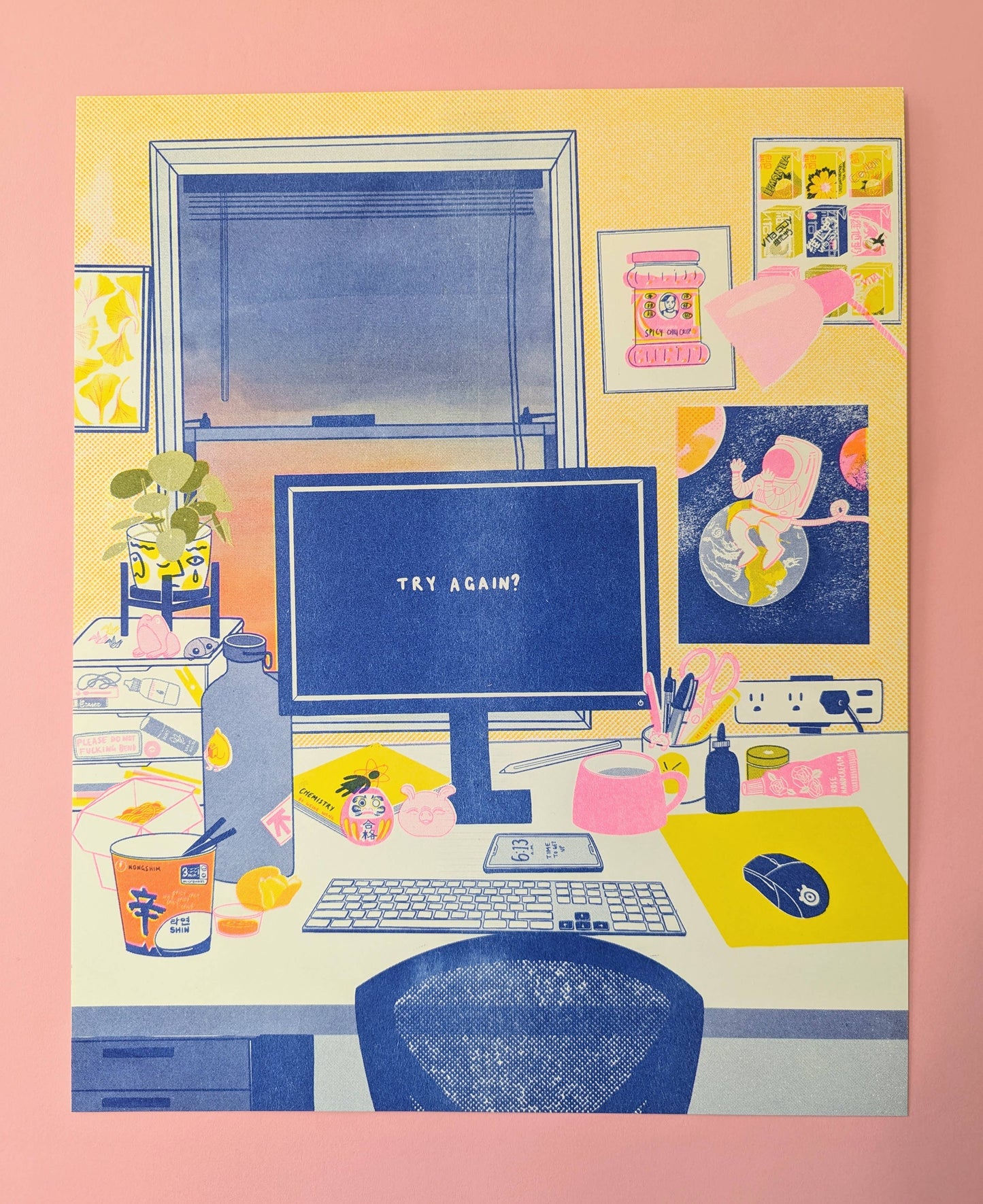 6am Club Risograph Print | Christina Hu (CA)